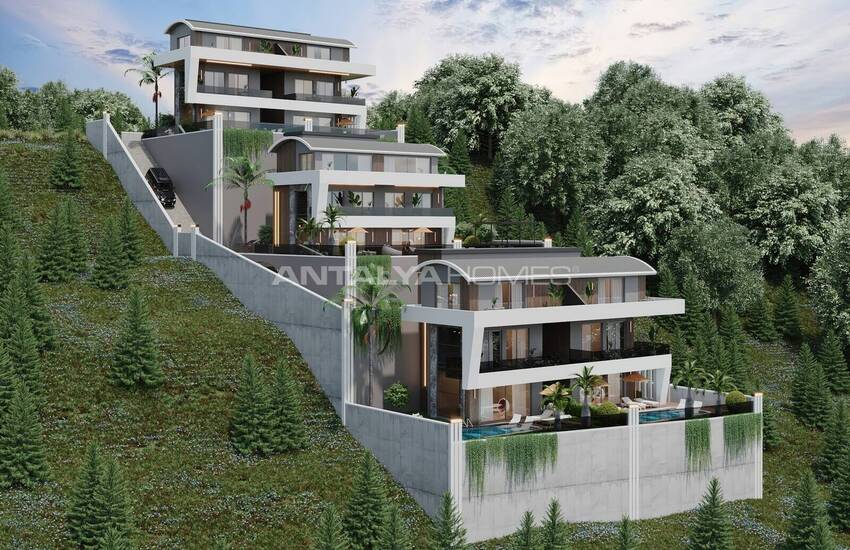 فلل مطلة على البحر للبيع مع مسبح خاص في الانيا تيبي 1