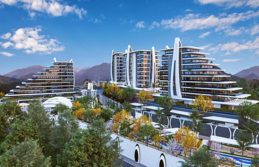 Alanya Kargıcak'ta Akıllı Ev Sistemli Lüks Satılık Konutlar 1