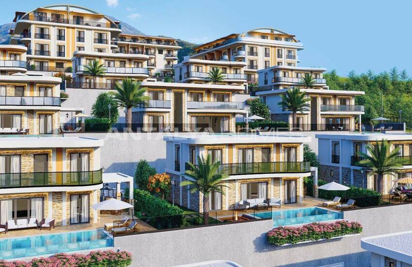 Wohnungen In Einem Komplex Mit Beeindruckender Aussicht In Alanya 5