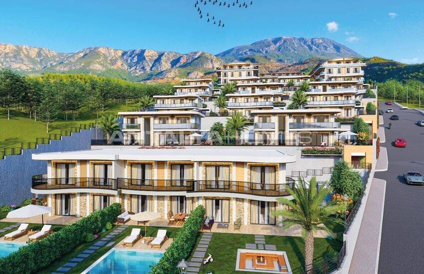 Wohnungen In Einem Komplex Mit Beeindruckender Aussicht In Alanya 6