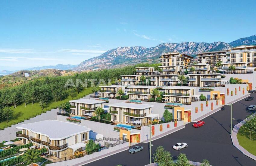 Wohnungen In Einem Komplex Mit Beeindruckender Aussicht In Alanya 7