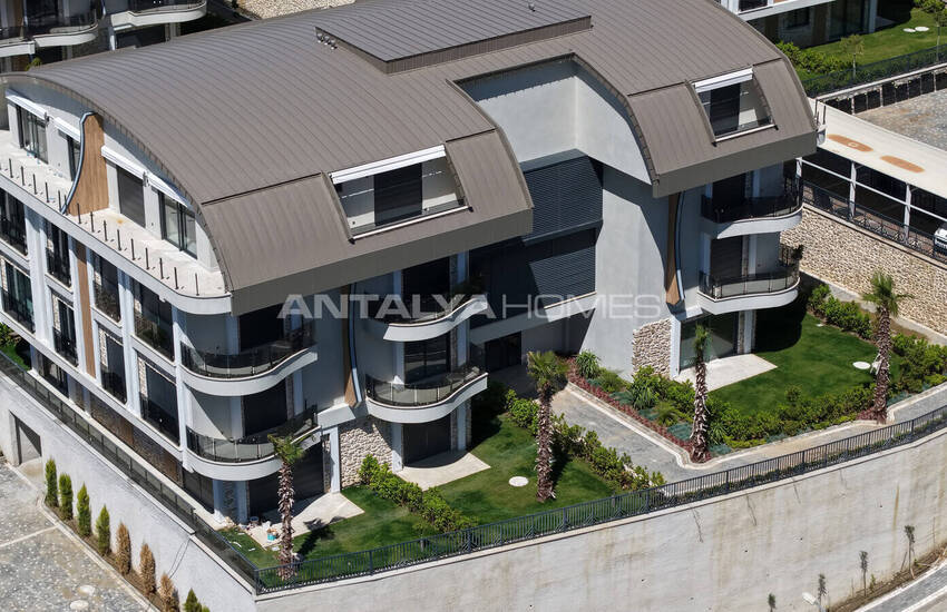 Alanya Kargıcak'ta Deniz ve Dağ Manzaralı Sitede Şık Daireler 1