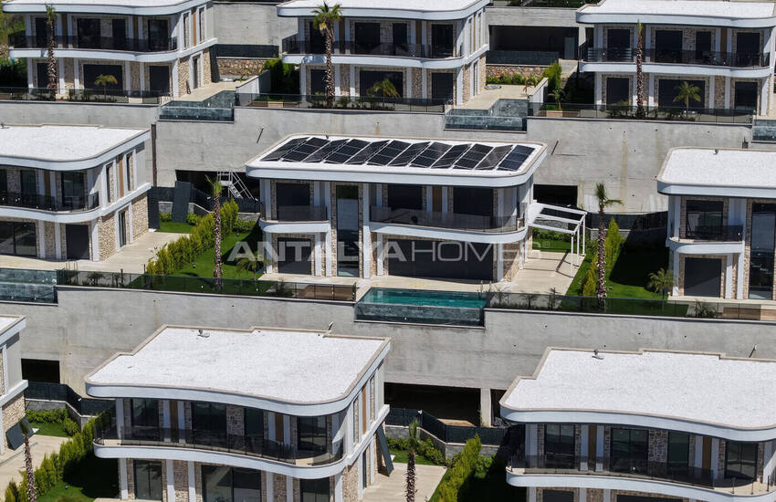 Alanya Kargıcak'ta Deniz ve Dağ Manzaralı Sitede Şık Daireler 2