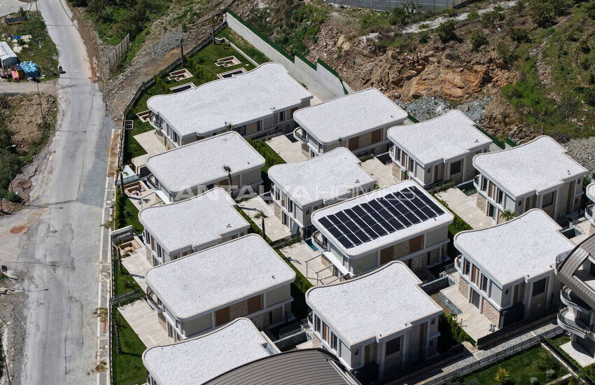 Alanya Kargıcak'ta Deniz ve Dağ Manzaralı Sitede Şık Daireler 4