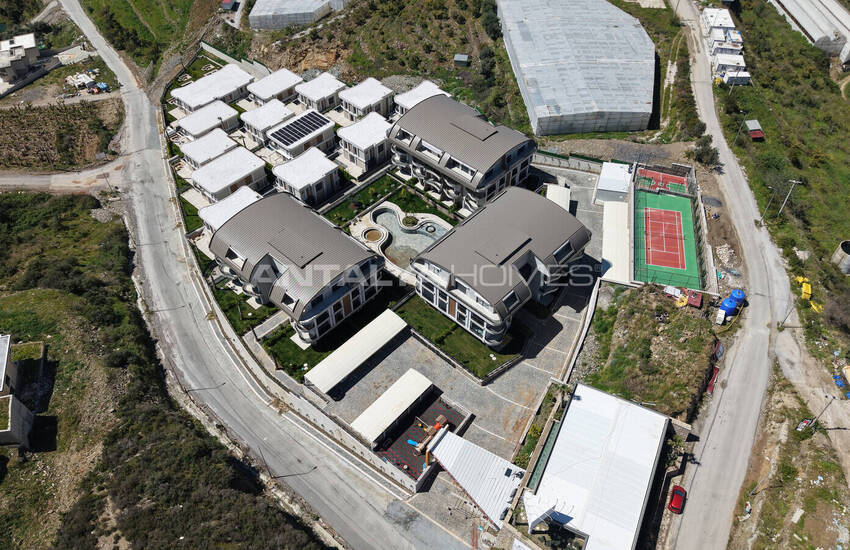 Недвижимость в комплексе с впечатляющими видами в Алании 8