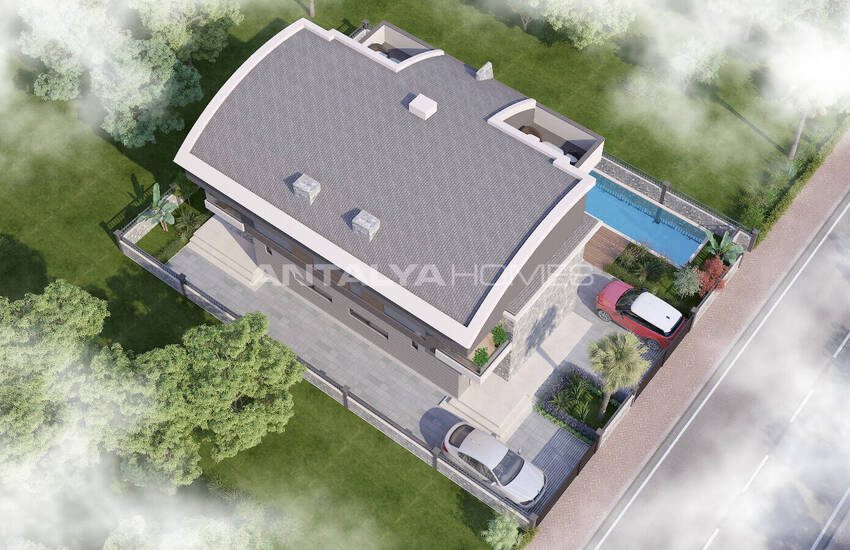 Élégantes Villas En Pierre Près De La Plage À Belek Antalya 3