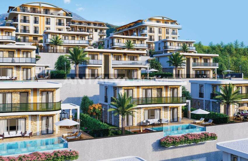 Sea View Houses with Smart Home Systems in Alanya Kargıcak 4