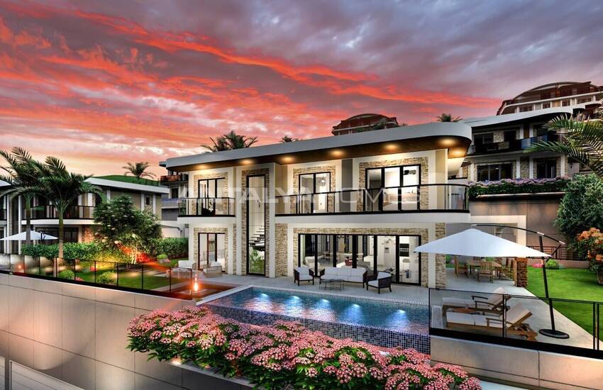 Sea View Houses with Smart Home Systems in Alanya Kargıcak 2