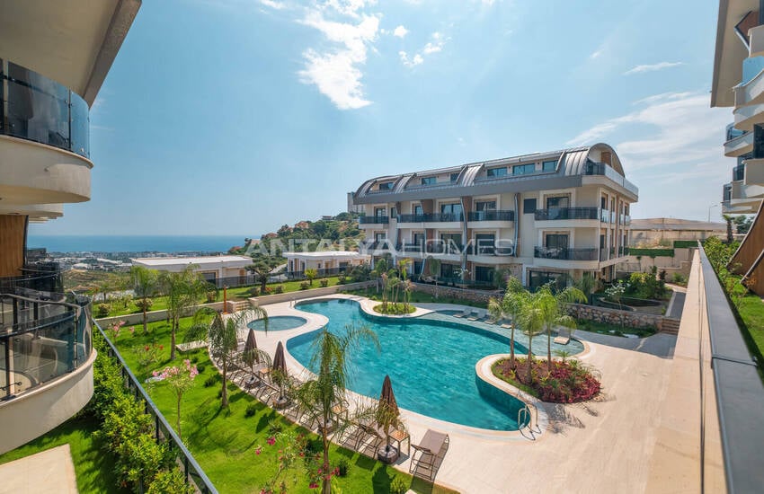 Sea View Houses with Smart Home Systems in Alanya Kargıcak 2
