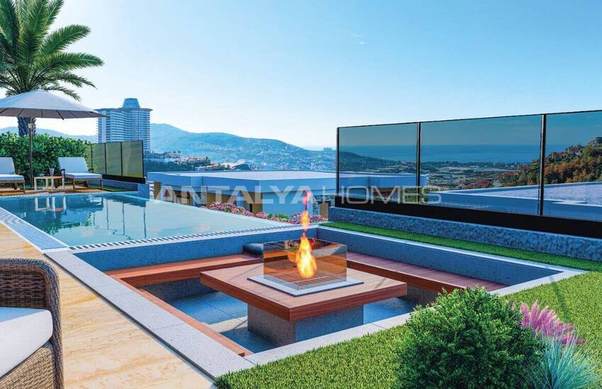 Huizen Met Zeezicht En Smart Home Systemen In Alanya Kargicak