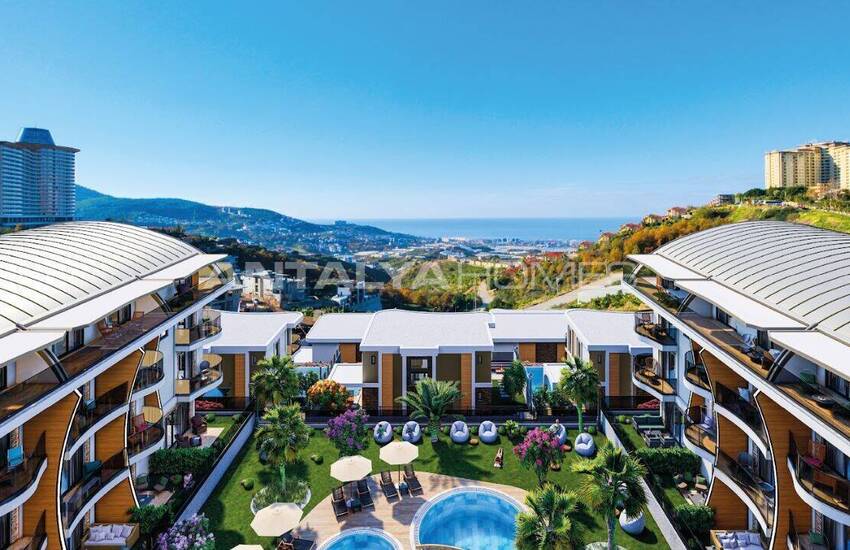 Sea View Houses with Smart Home Systems in Alanya Kargıcak 3