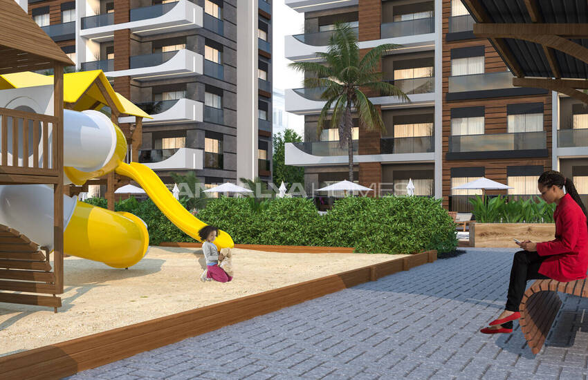 Easy-pay Apartments in a Project in Antalya Aksu 3