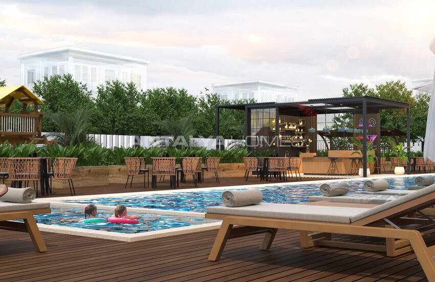 Easy-pay Apartments in a Project in Antalya Aksu 4
