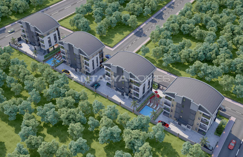 شقق مع فرصة دفع سهلة في ينيكوي، دوشمالتي، أنطاليا 9