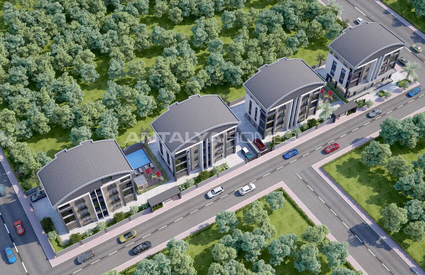 شقق مع فرصة دفع سهلة في ينيكوي، دوشمالتي، أنطاليا 12