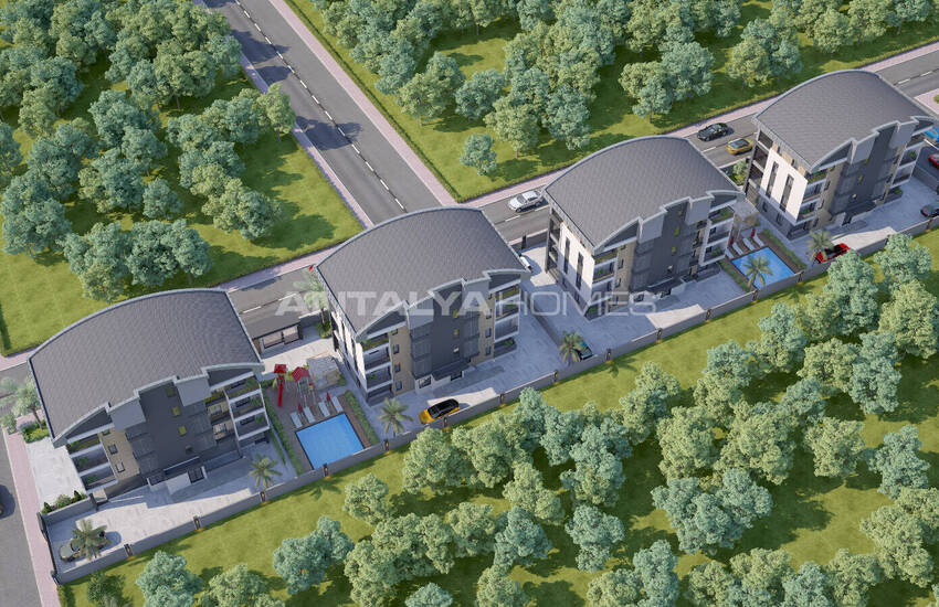 شقق مع فرصة دفع سهلة في ينيكوي، دوشمالتي، أنطاليا 10