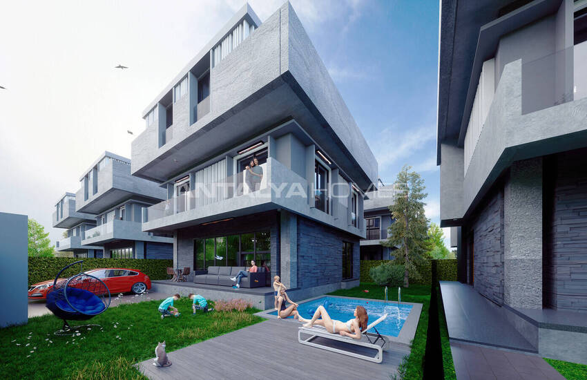 Spacious Detached Villas with Lifts in Antalya Dosemealti 1