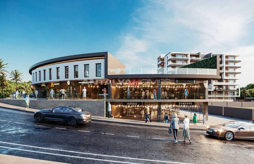 Shop with Investment Opportunity in Viva Defne Project in Antalya