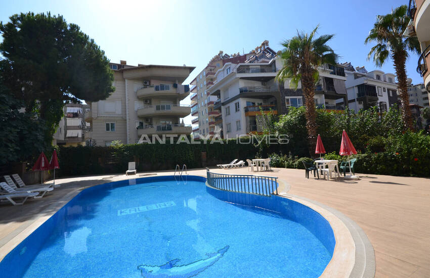 Alanya'da Kleopatra Pajı'na Yakın Havuzlu Sitede Eşyalı Daire 5