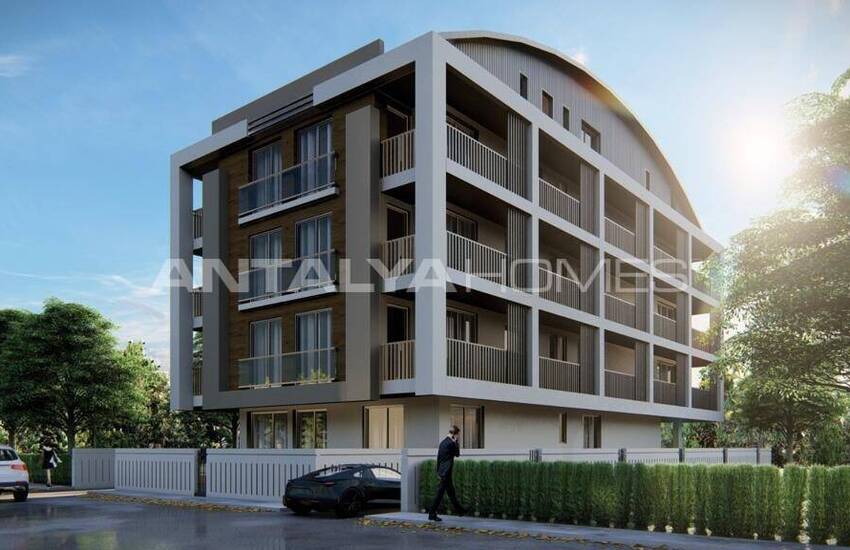 Flats in a Project with Indoor Car Parking Area in Antalya 1