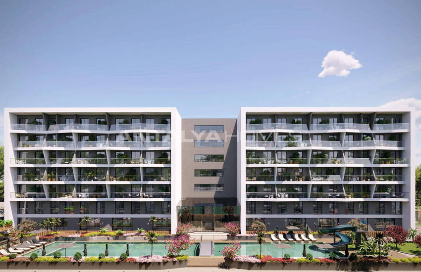 Apartments in Complex Close to Airport in Antalya Kepez 1