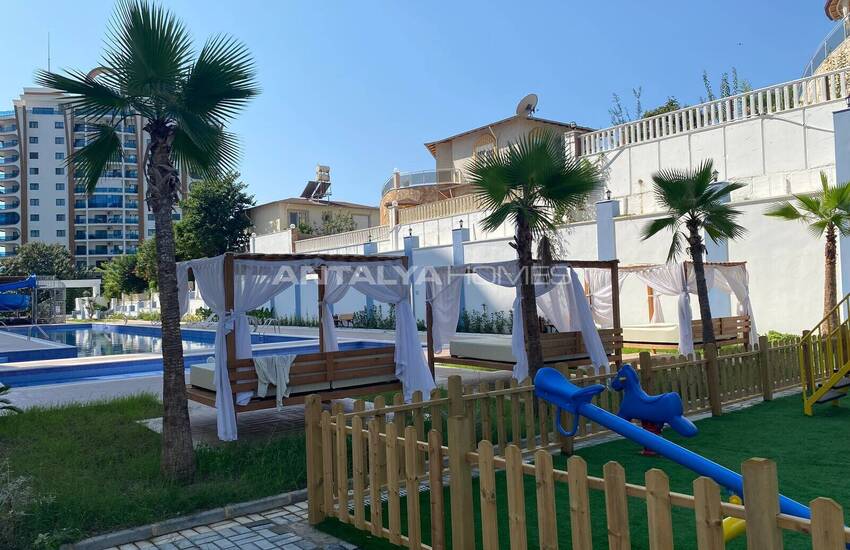 Alanya'da Zengin Olanakları Bulunan Sitede Eşyalı Daire 10