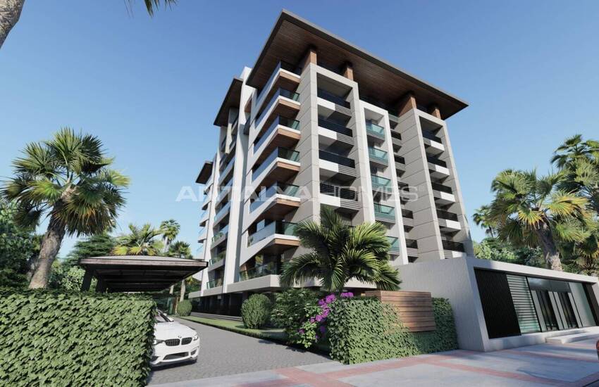 Antalya Konyaaltı'nda Havuzlu Site İçinde Dağ Manzaralı Daireler 17