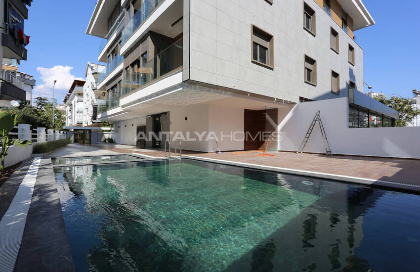 Mountain View Flats in a Complex with Pool in Konyaaltı 8