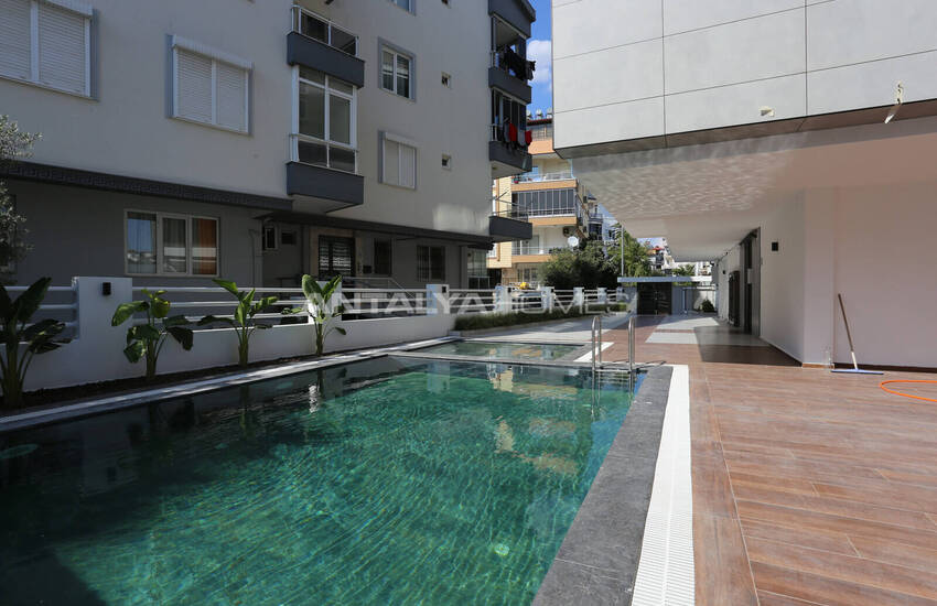 Mountain View Flats in a Complex with Pool in Konyaaltı 9