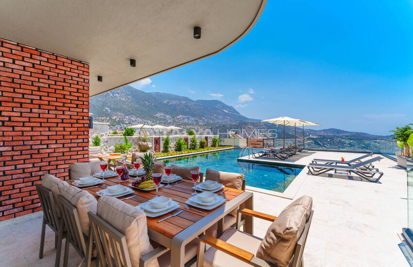 Antalya Kalkan'da Lüks Tasarımlı ve Eşyalı Evler 20