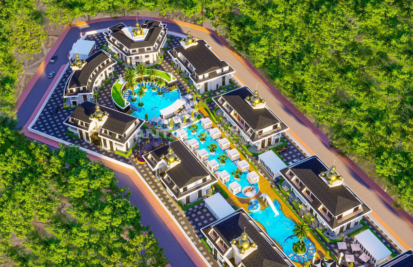 Alanya İncekum'da Eşsiz Tasarımlı Satılık Sıfır Daireler 32