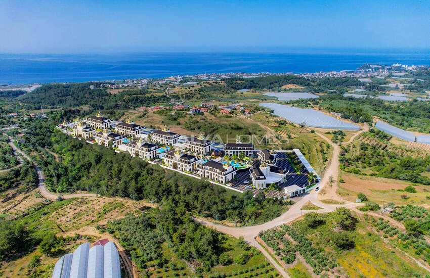 Alanya İncekum'da Eşsiz Tasarımlı Satılık Sıfır Daireler 31