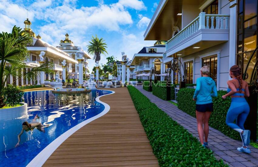 Alanya İncekum'da Eşsiz Tasarımlı Satılık Sıfır Daireler 23