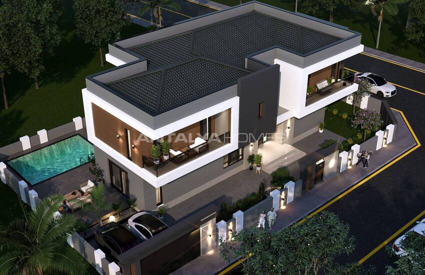 Antalya Döşemealtı'nda 5 Yatak Odalı ve Havuzlu Müstakil Villa 5