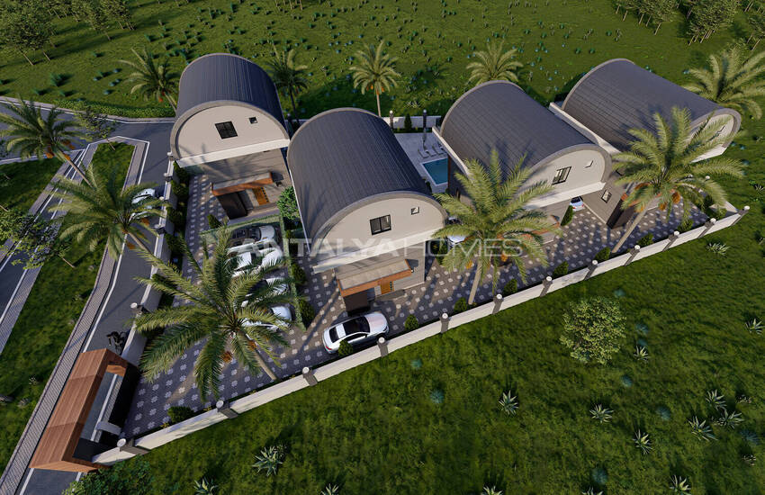 Chic Detached Houses 350 M From the Sea in Payallar Alanya 3