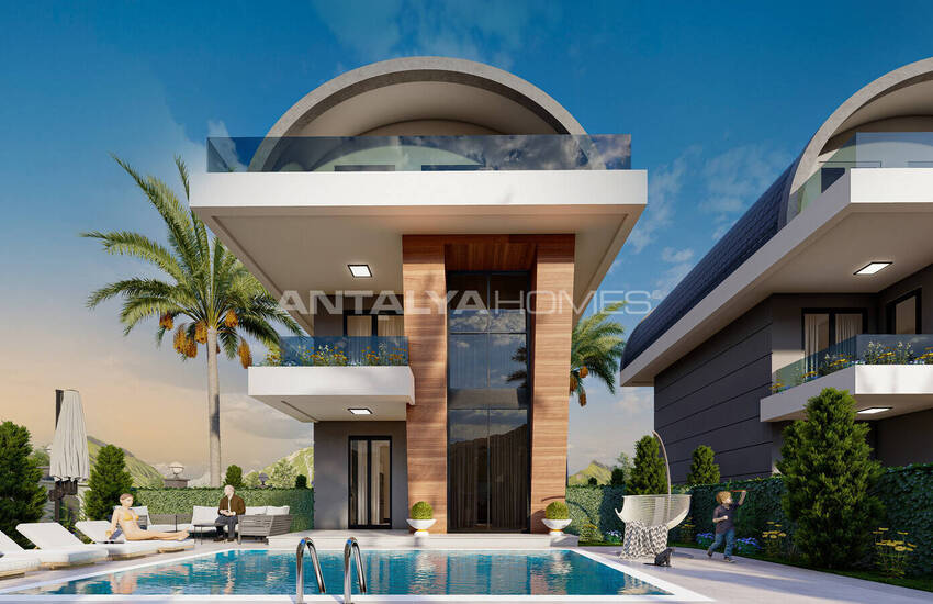 Chic Detached Houses 350 M From the Sea in Payallar Alanya 6