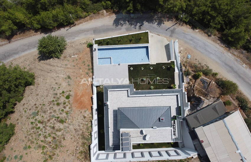 Maison Individuelle Élégante Avec Piscine Privée À Alanya Tepe 9