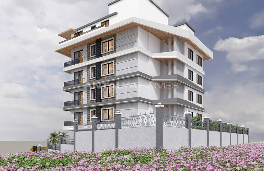 Alanya Avsallar'da Havuzlu Sitede Deniz Manzaralı Daireler 5