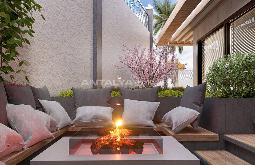Alanya Avsallar'da Havuzlu Sitede Deniz Manzaralı Daireler 10