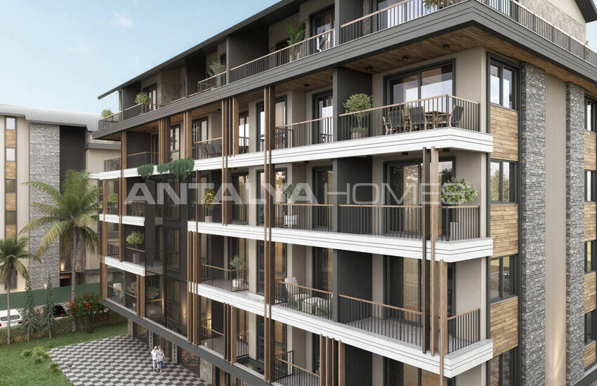 Flats in Complex with Pool and Nature View in Alanya Oba 6