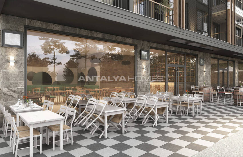 Flats in Complex with Pool and Nature View in Alanya Oba 13