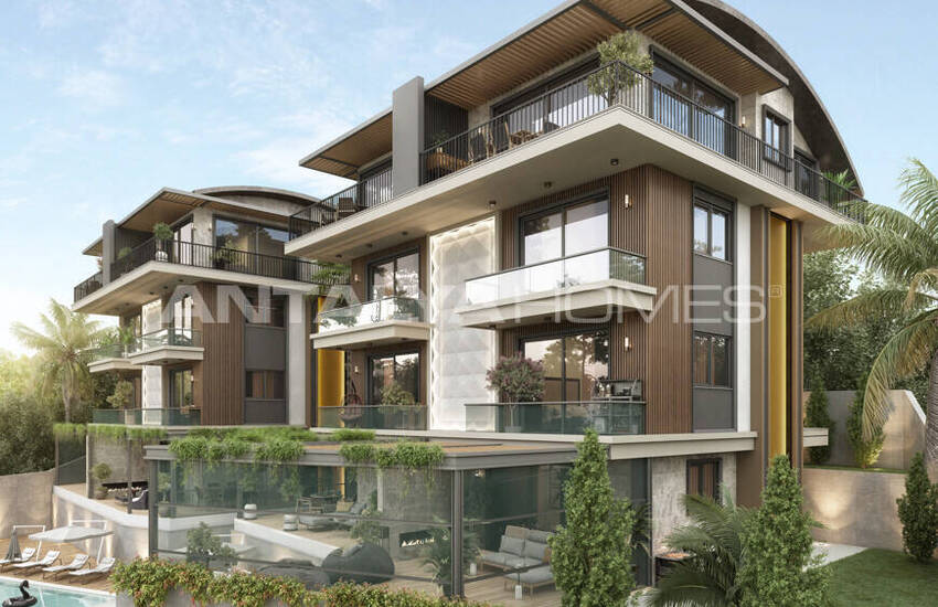 Spacious Duplex Properties with Sea and City Views in Alanya 1