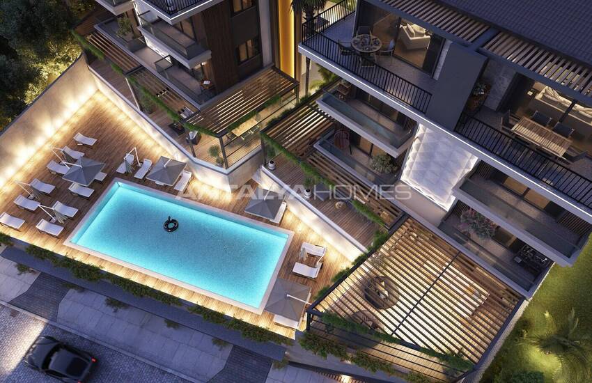 Spacious Duplex Properties with Sea and City Views in Alanya 11