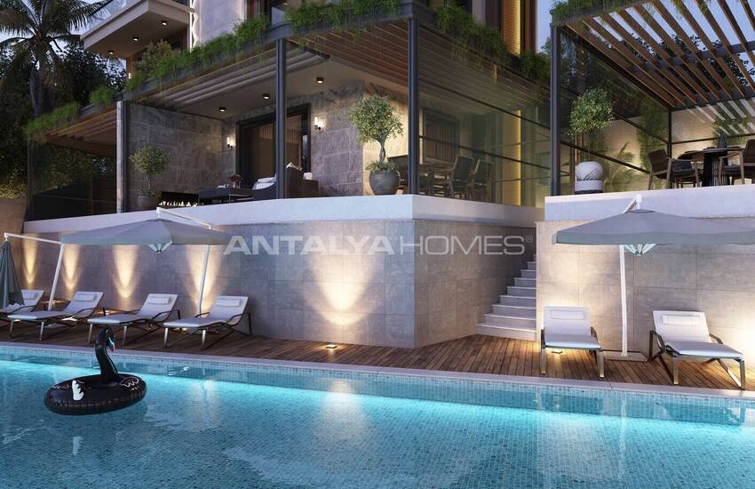 Spacious Duplex Properties with Sea and City Views in Alanya 12