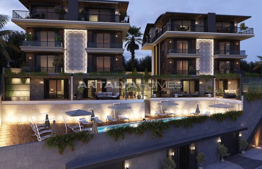 Spacious Duplex Properties with Sea and City Views in Alanya 14