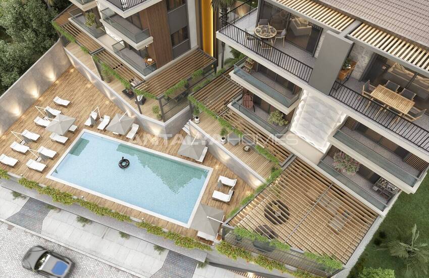 Spacious Duplex Properties with Sea and City Views in Alanya 4