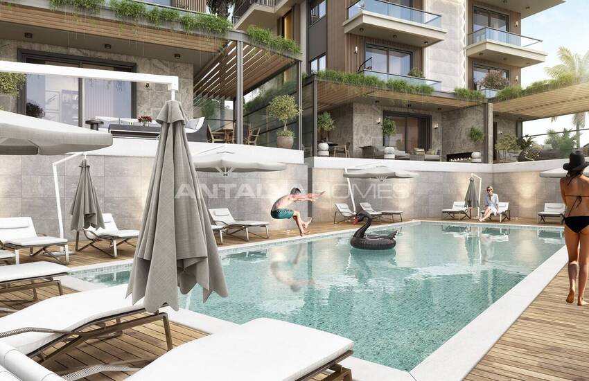 Spacious Duplex Properties with Sea and City Views in Alanya 9