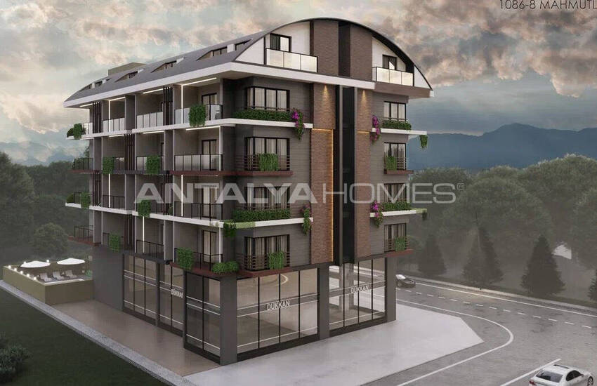 Immobilier Avec De Riches Commodités Communales À Alanya Mahmutlar 2