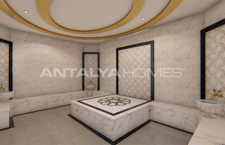 Alanya Mahmutlar'da Zengin Ortak Olanaklı Sitede Daireler 7
