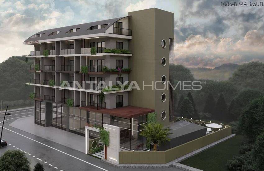 Real Estate with Rich Communal Amenities in Alanya Mahmutlar 1